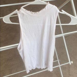 Waffle white tank from PacSun